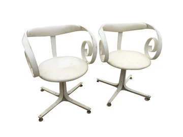 Pair of MCM chairs 
