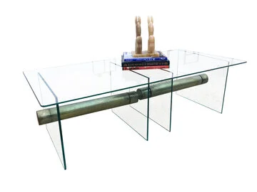 MCM Glass Coffee Table 