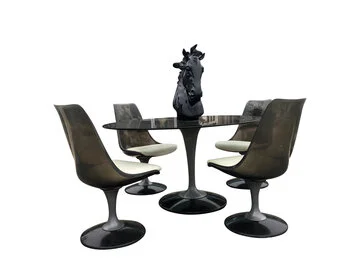 MCM Chromecraft Dining Set 