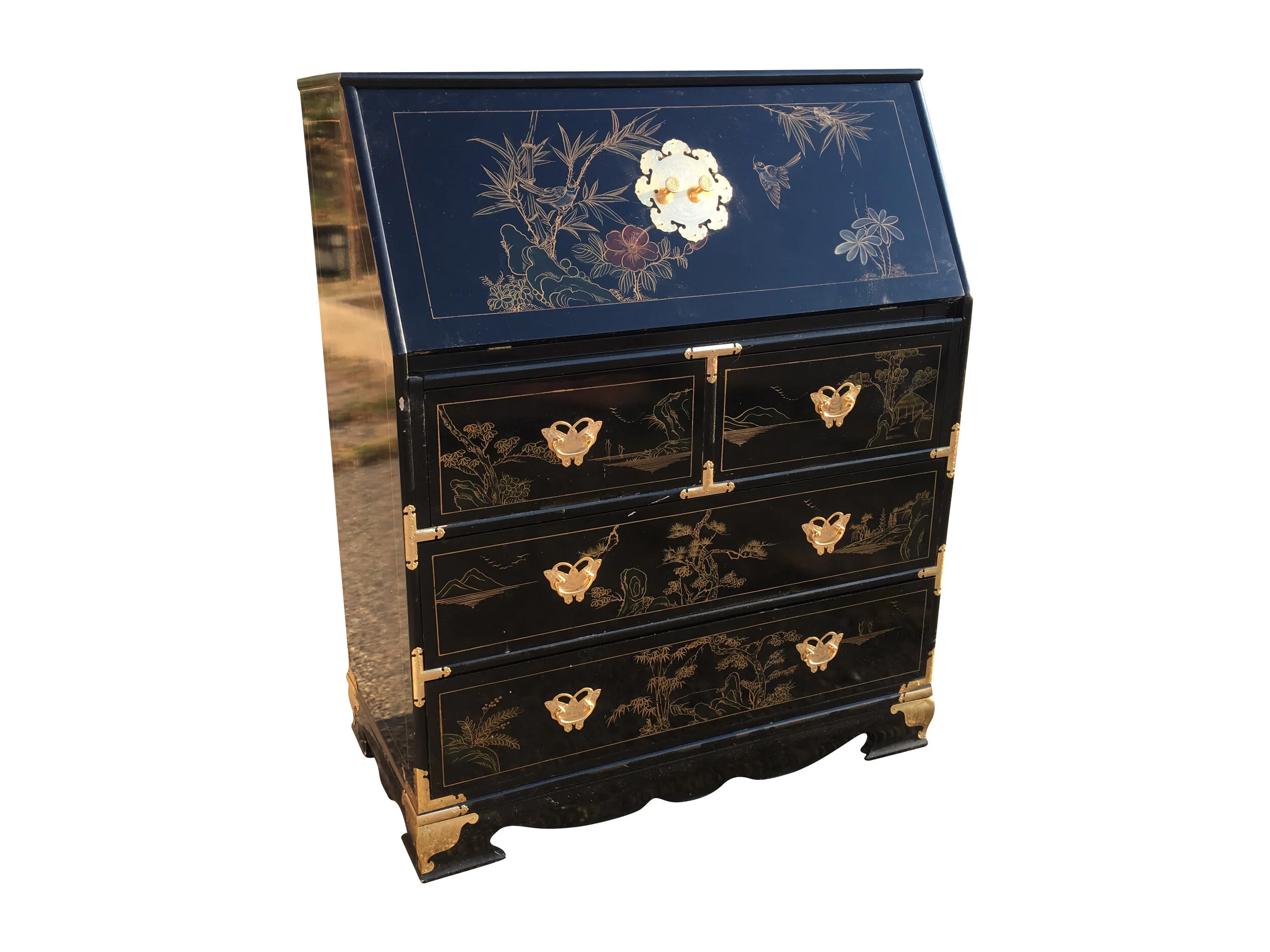 Vintage Mid Century Asian Desk/Dresser