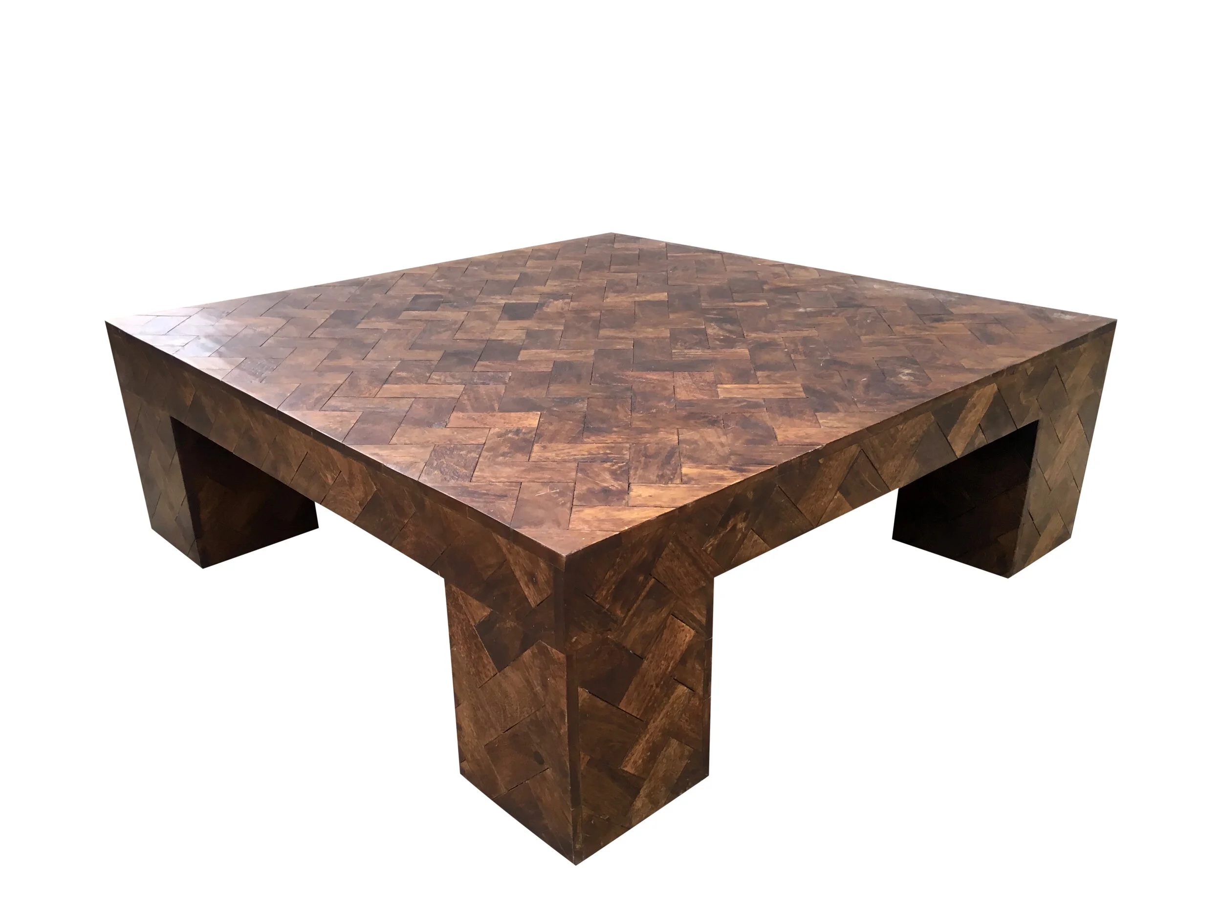 Large Restoration Hardware Style Coffee Table 