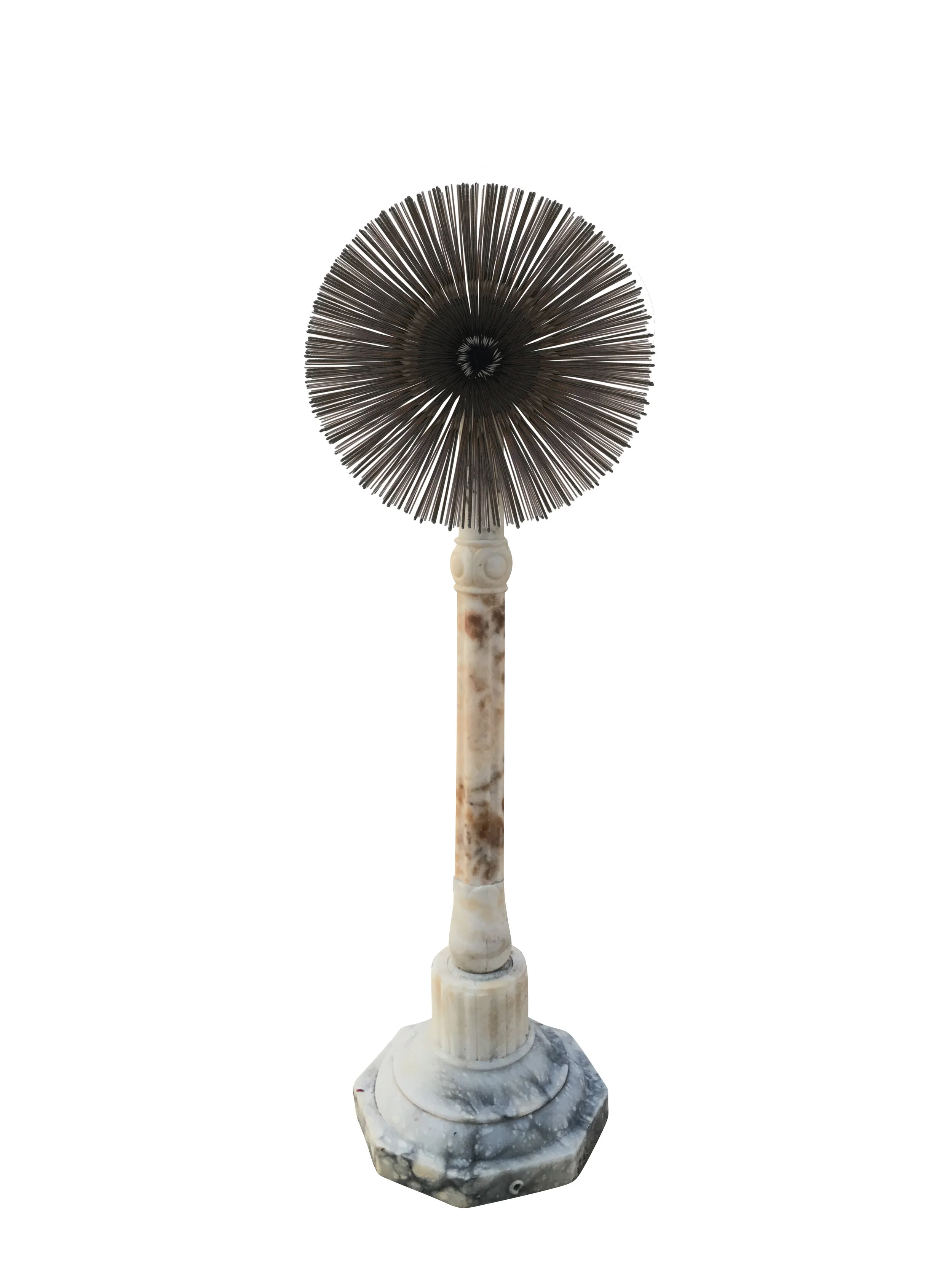 Large Mid Modern Sculpture on Marble Base 