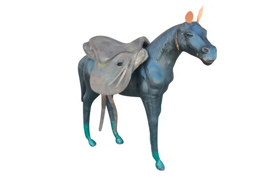 Life Size Leather Horse