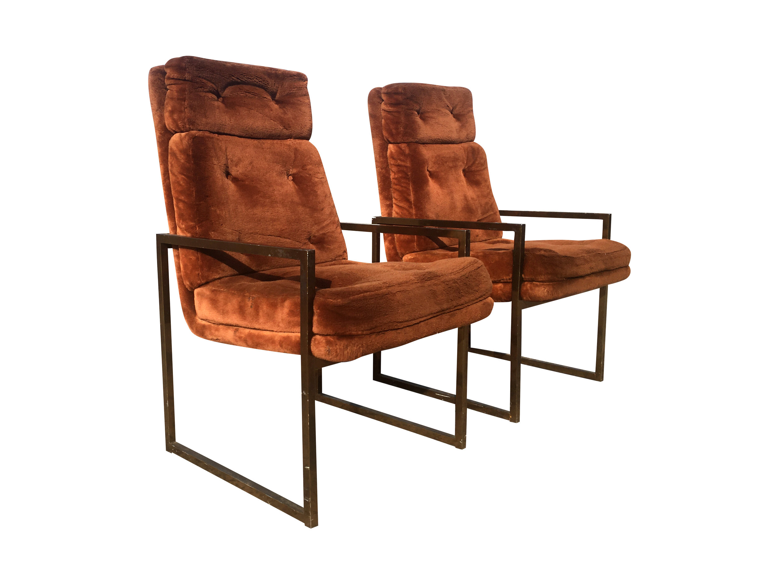 Pair of Mid Century Modern Side Chairs 