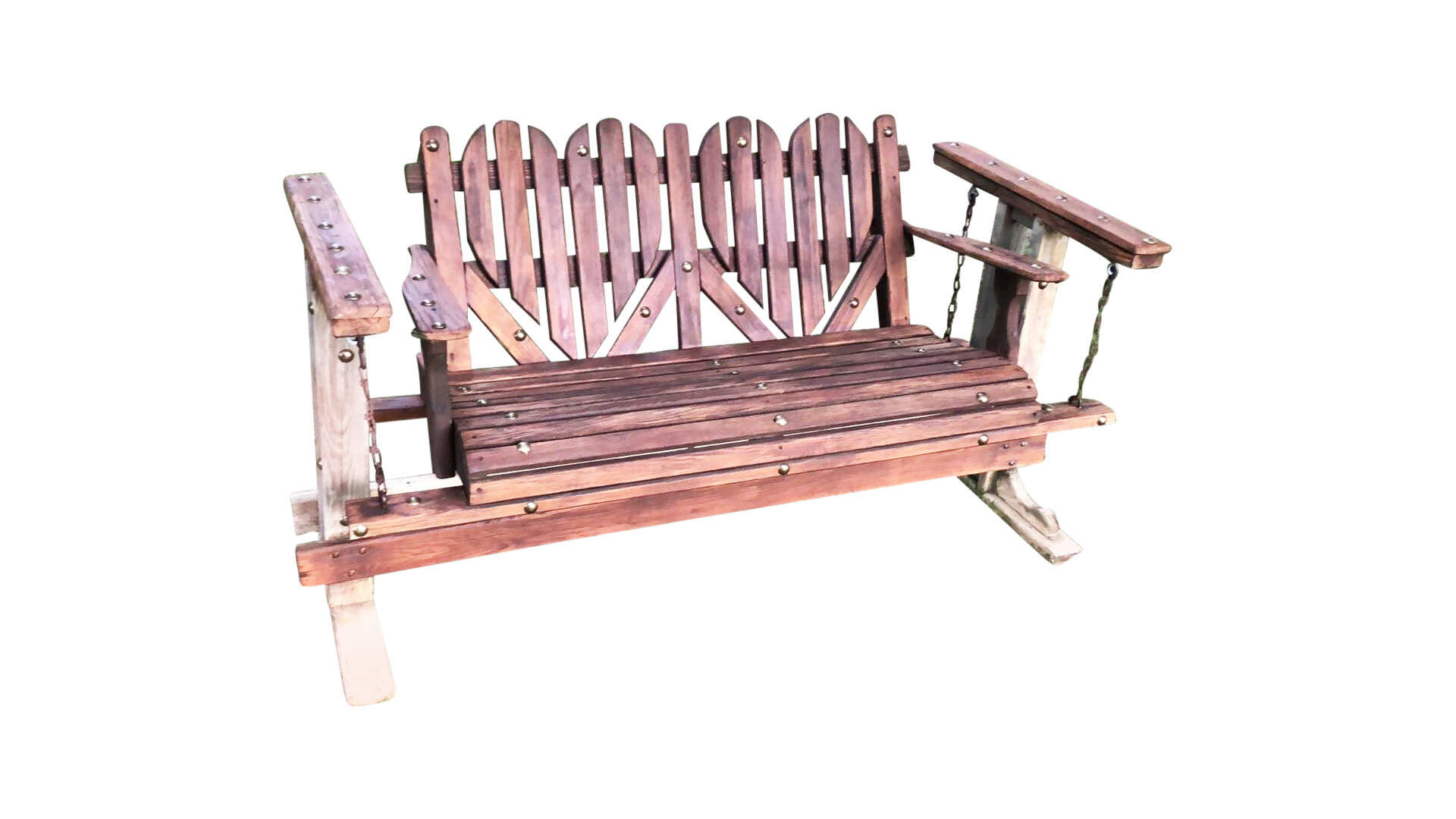 Stunning Outdoor Amish Made Cedar Glider 