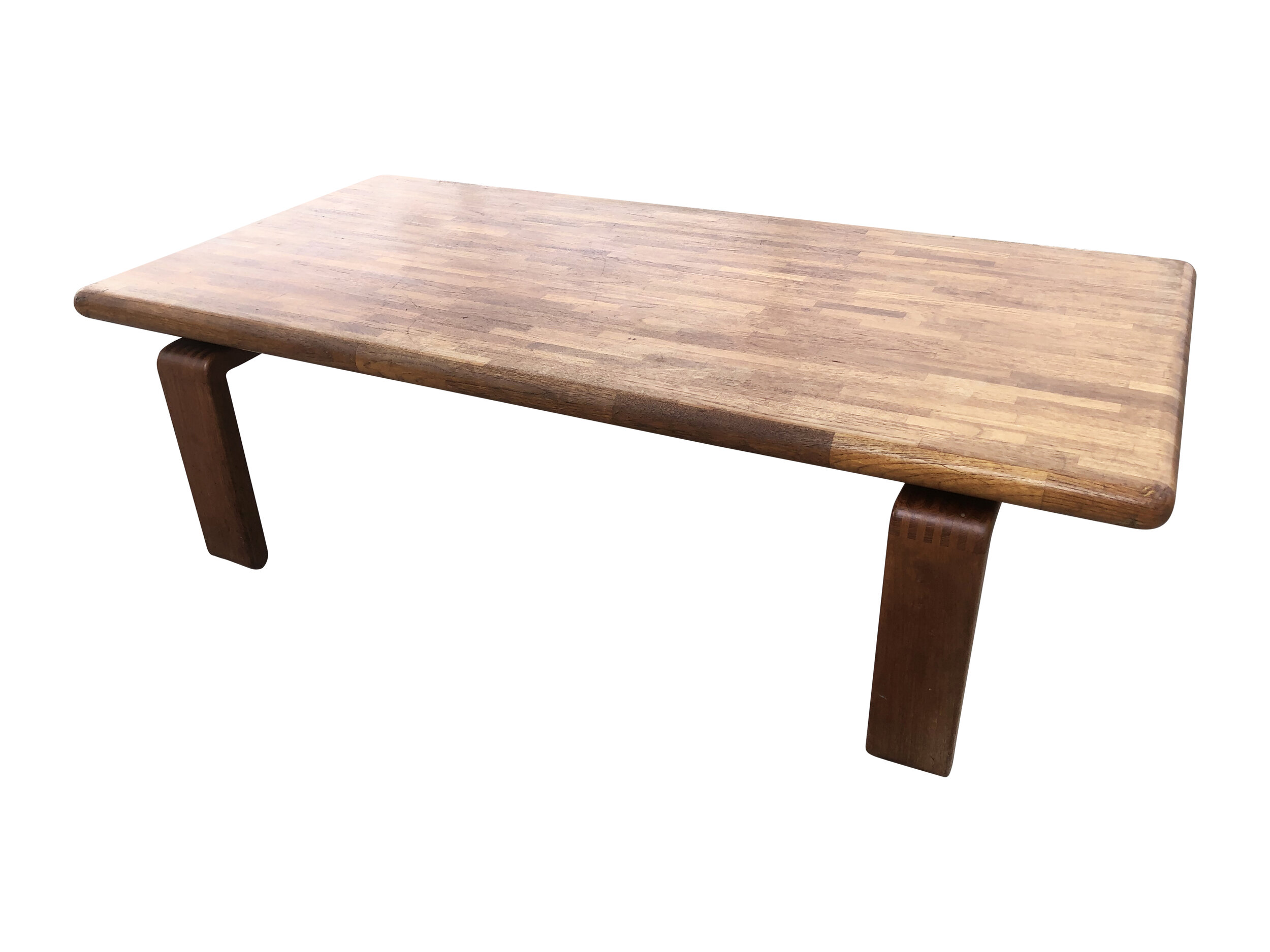 Solid Teak Wood Danish Style Coffee Table 