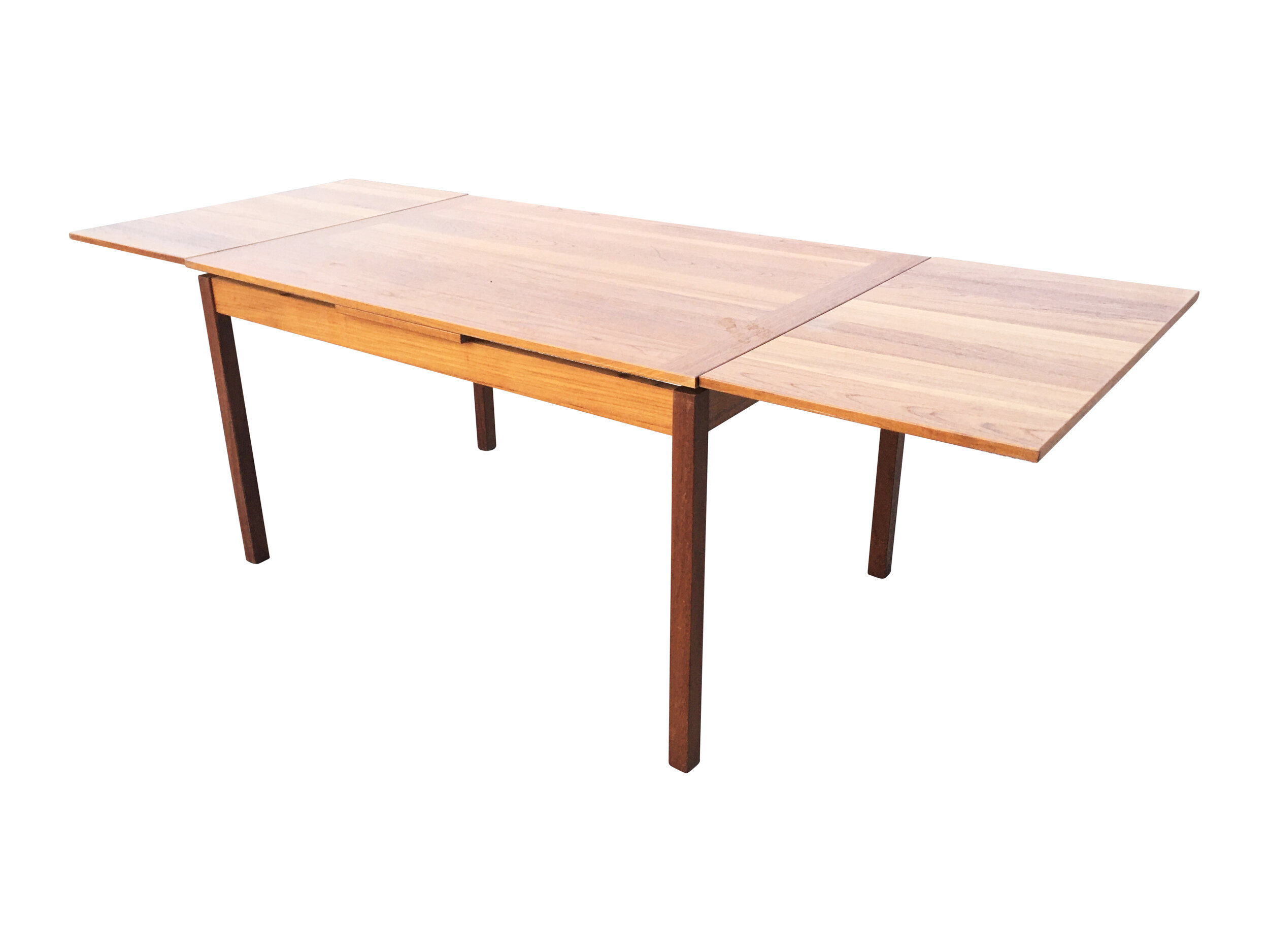 Mid Century Modern Teak Dining Table 