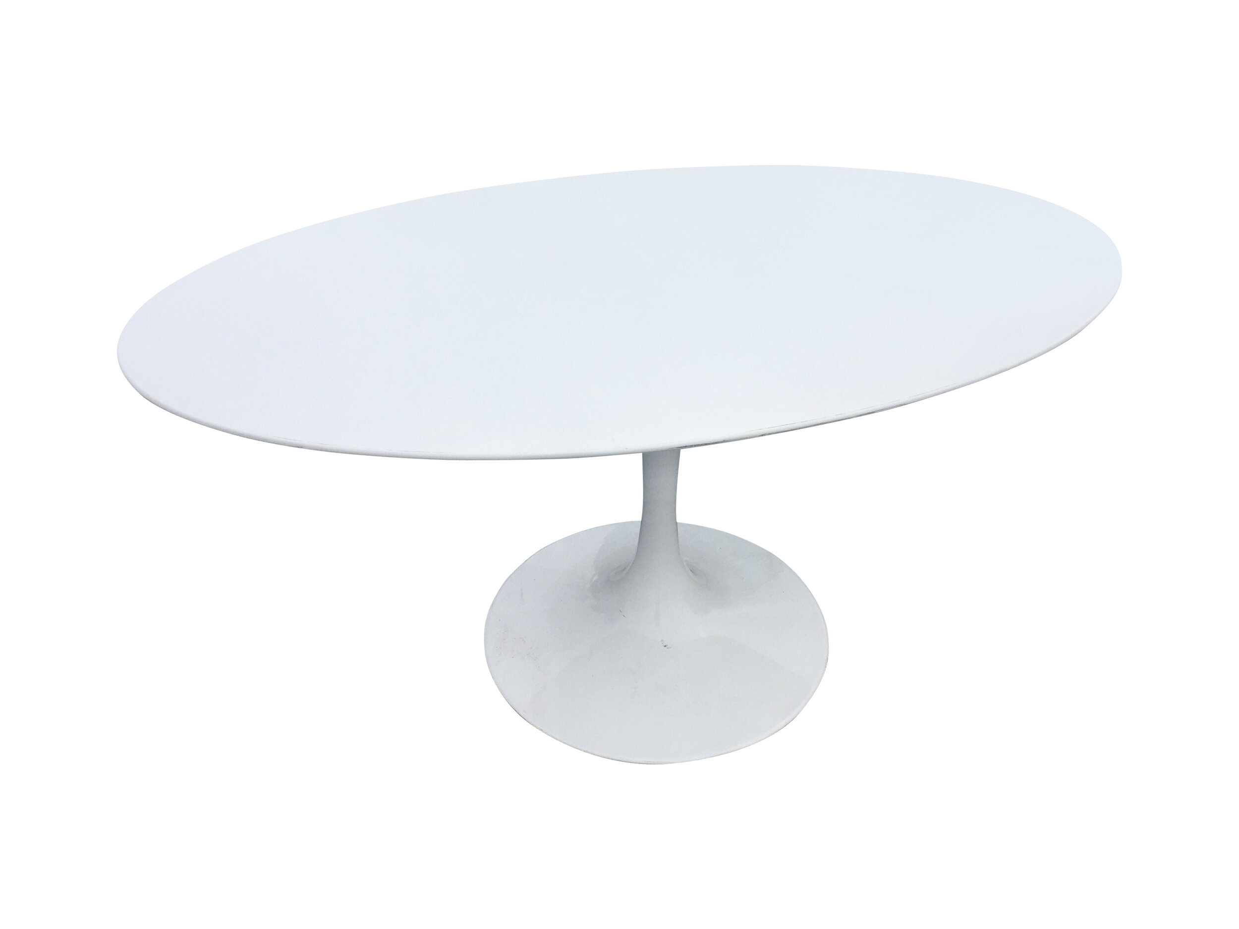 Mid Centrury Modern White Saarinen-Dining-Table
