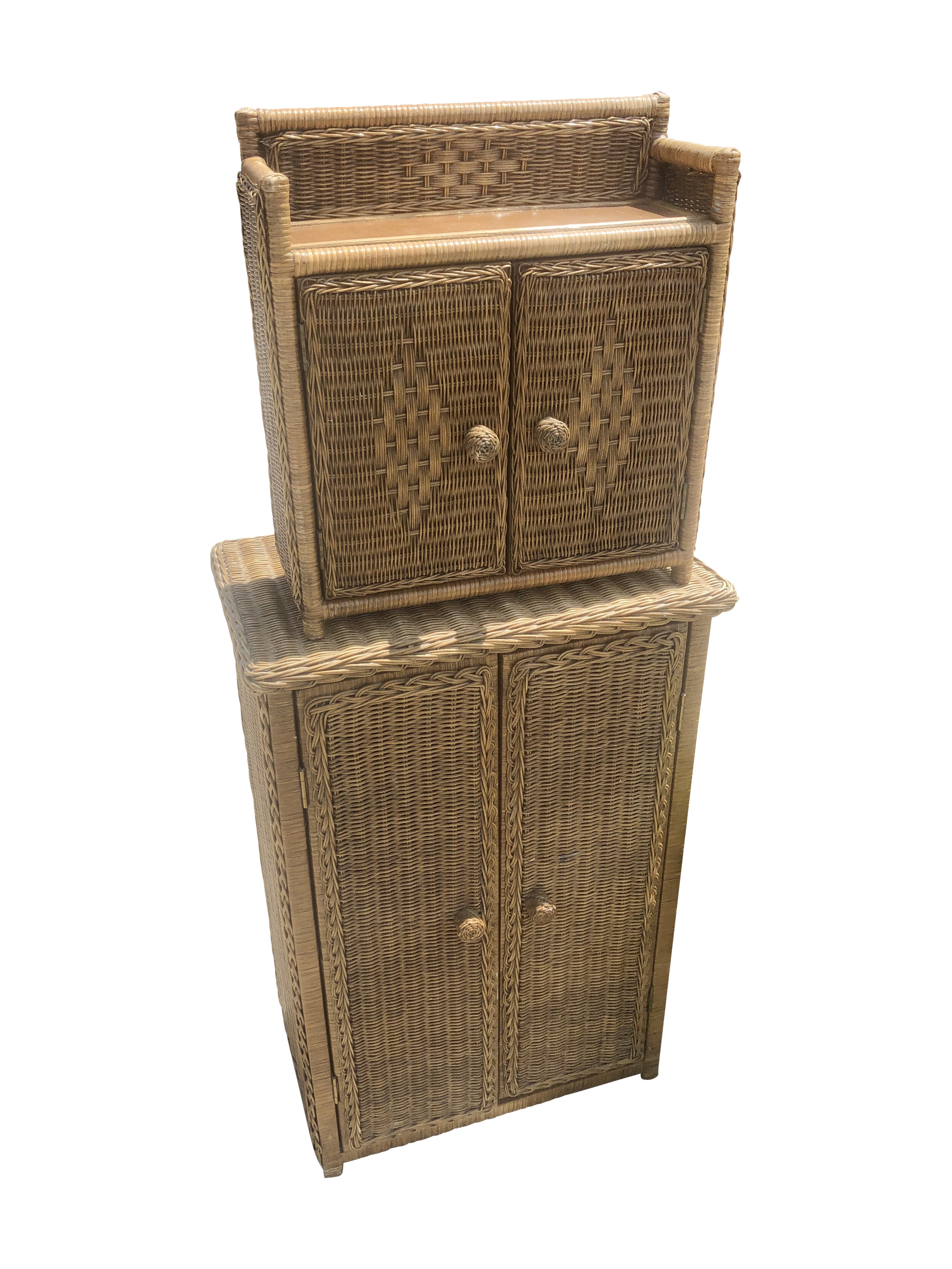 Rattan Shelf Storage 