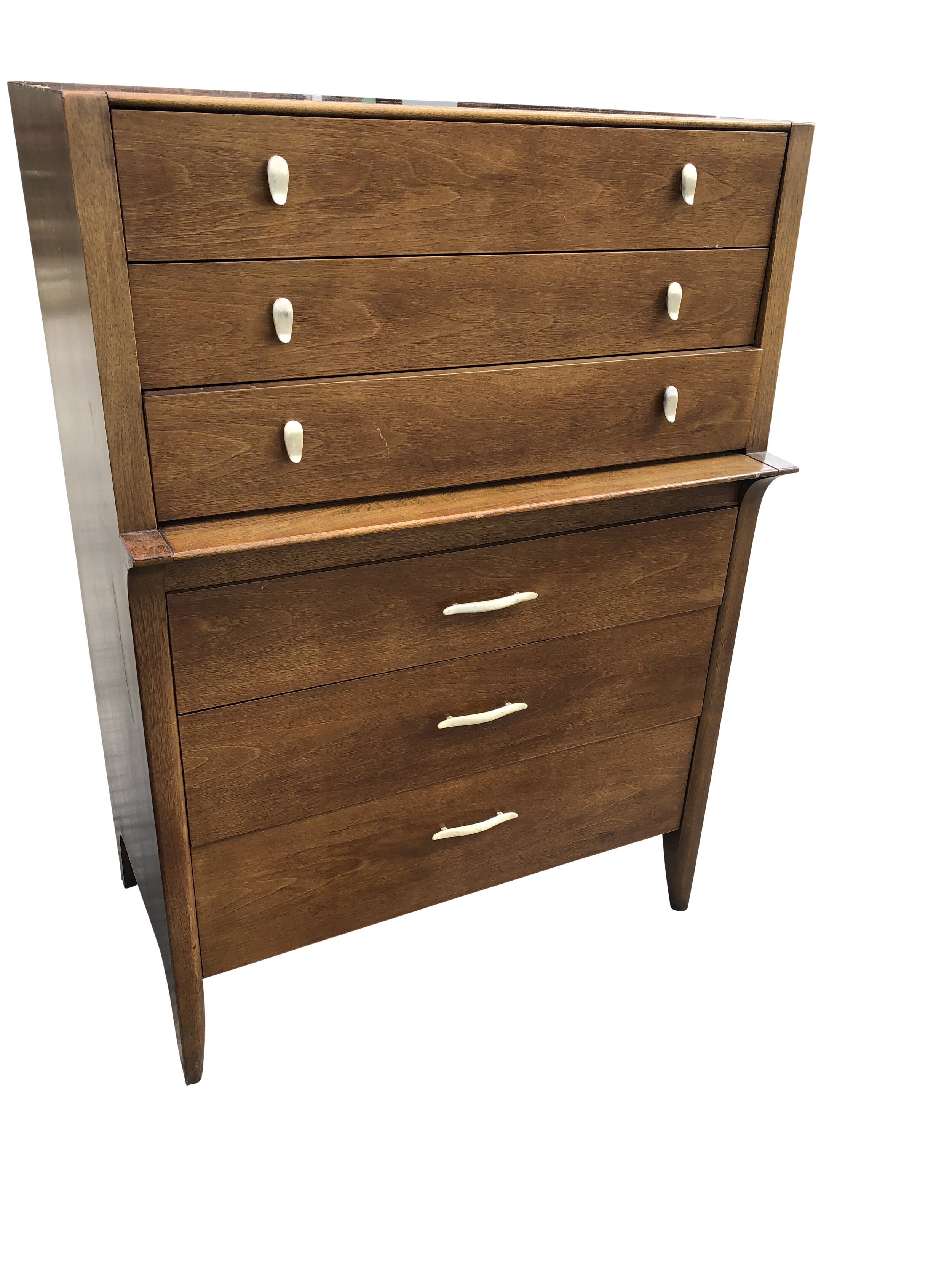 Mid Century Modern Drexel Profile High Dresser 