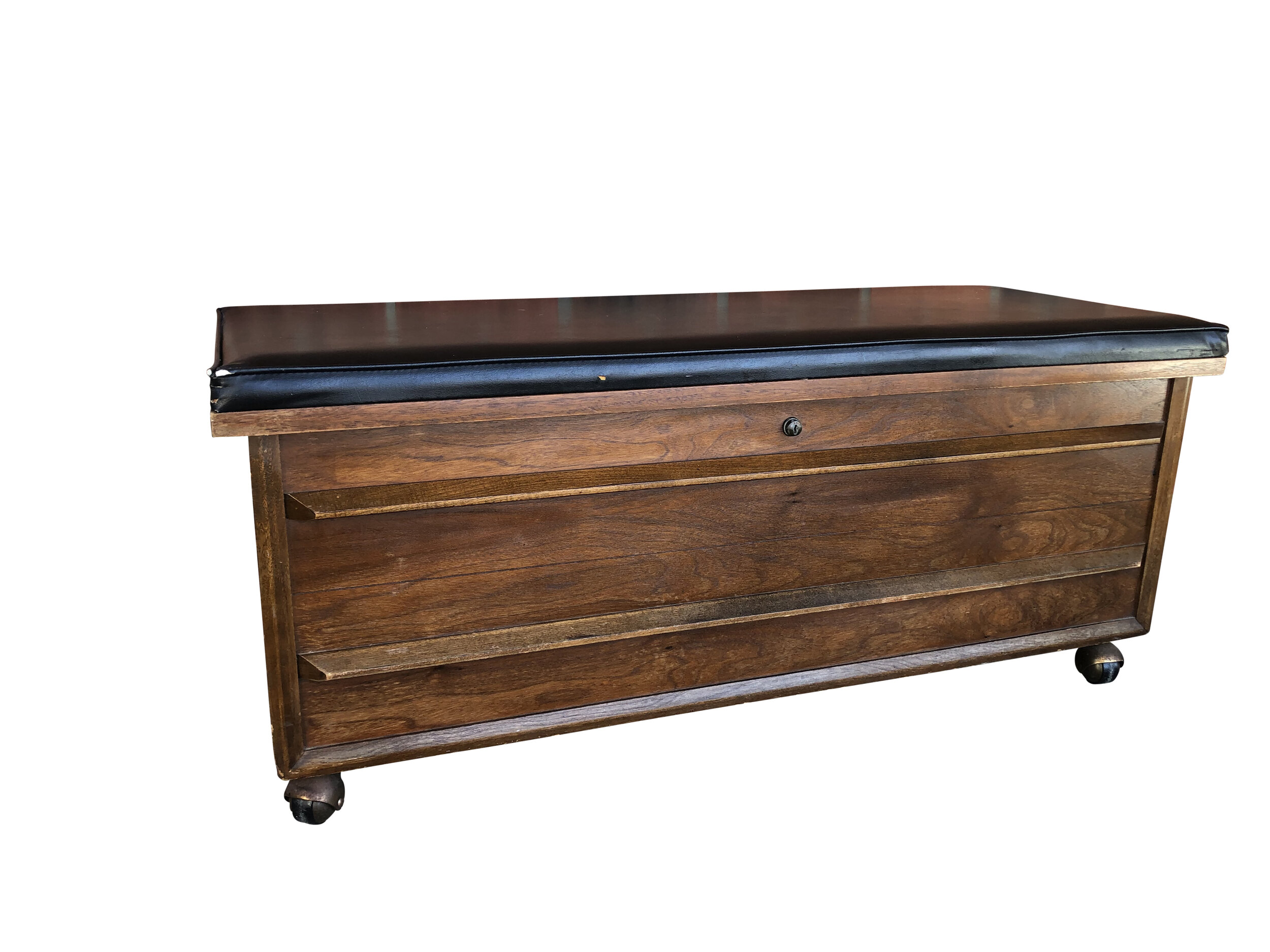 Mid Century Modern Lane Rhythm Cedar Bench 