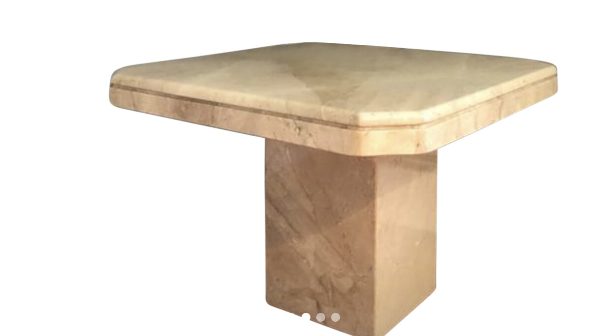 Mid Century Modern Marble Side or Coffee Table