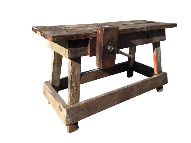 Industrial Work Table or Desk, Craft Table 