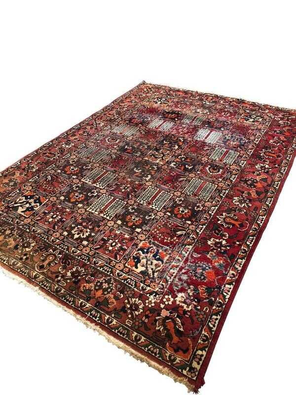 Vintage Primitive Persian Rug 