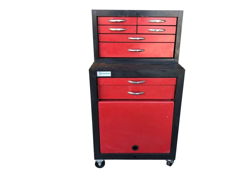 Vintage Industrial Storage Cabinet 