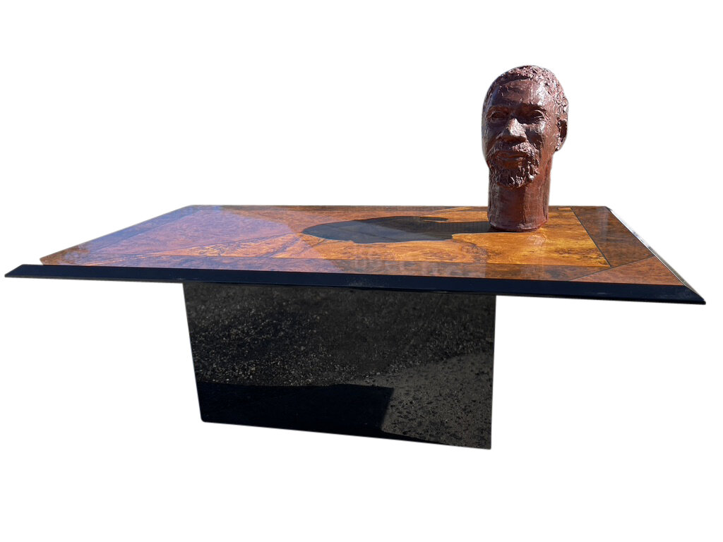 Burl-wood Coffee Table 