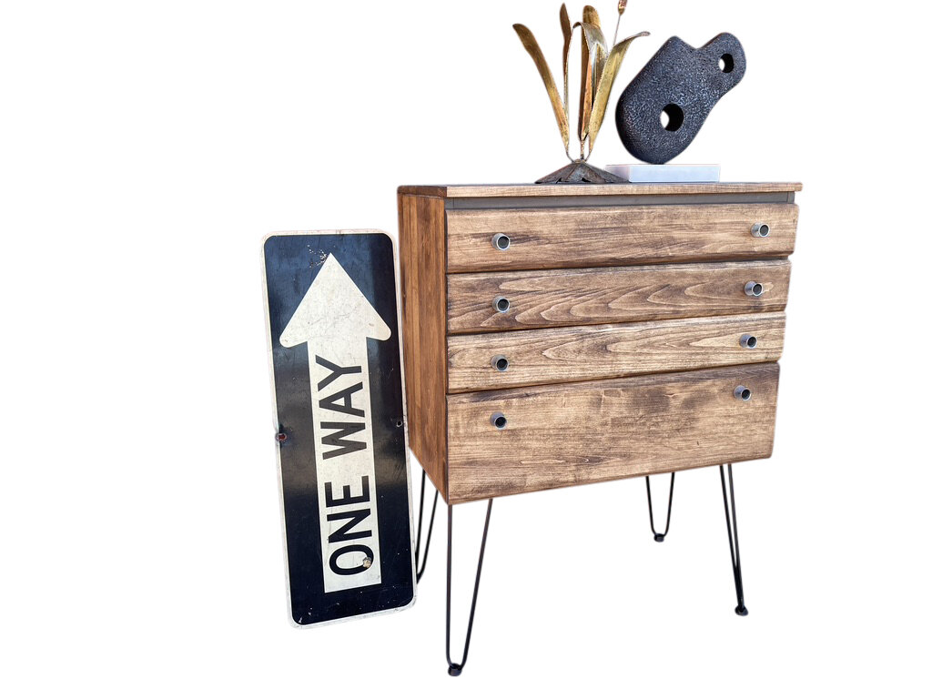 Mid Century Modern Chest on Hairpin Legs 