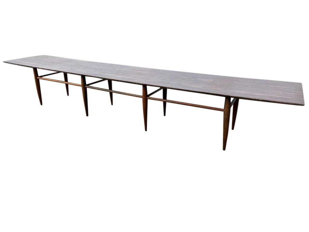 Long Monumental Mid Century Moddern Coffee Table 