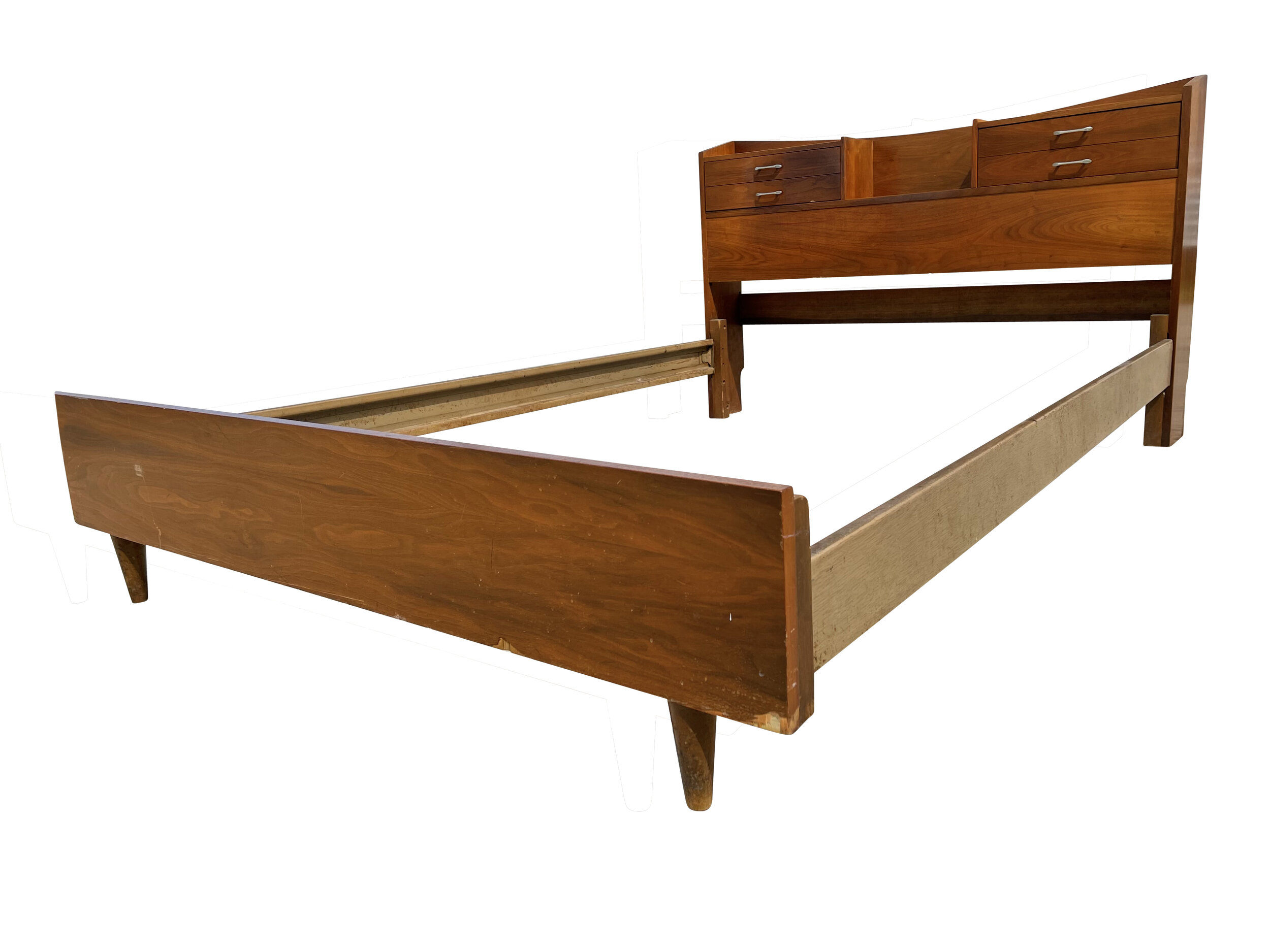 Mid Century Modern Young Manufacturing Co. Full Bed 