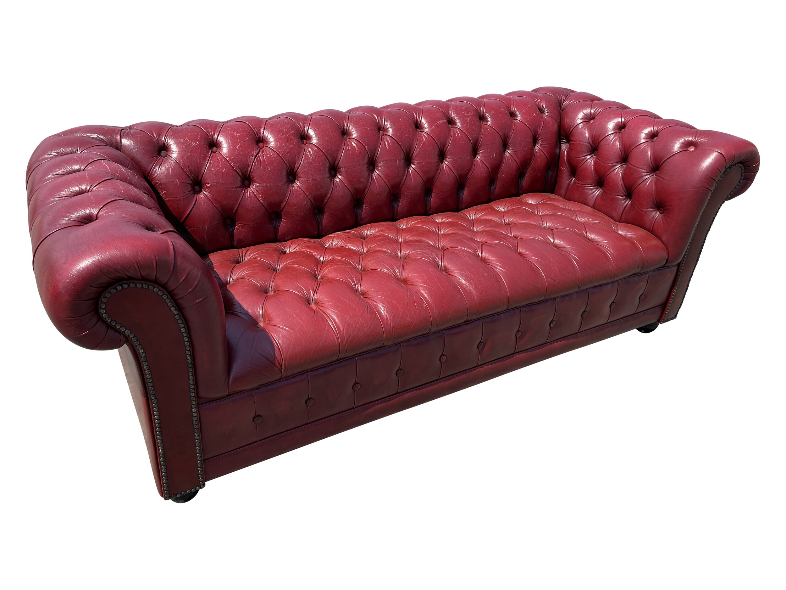Oxblood Chesterfield Sofa 