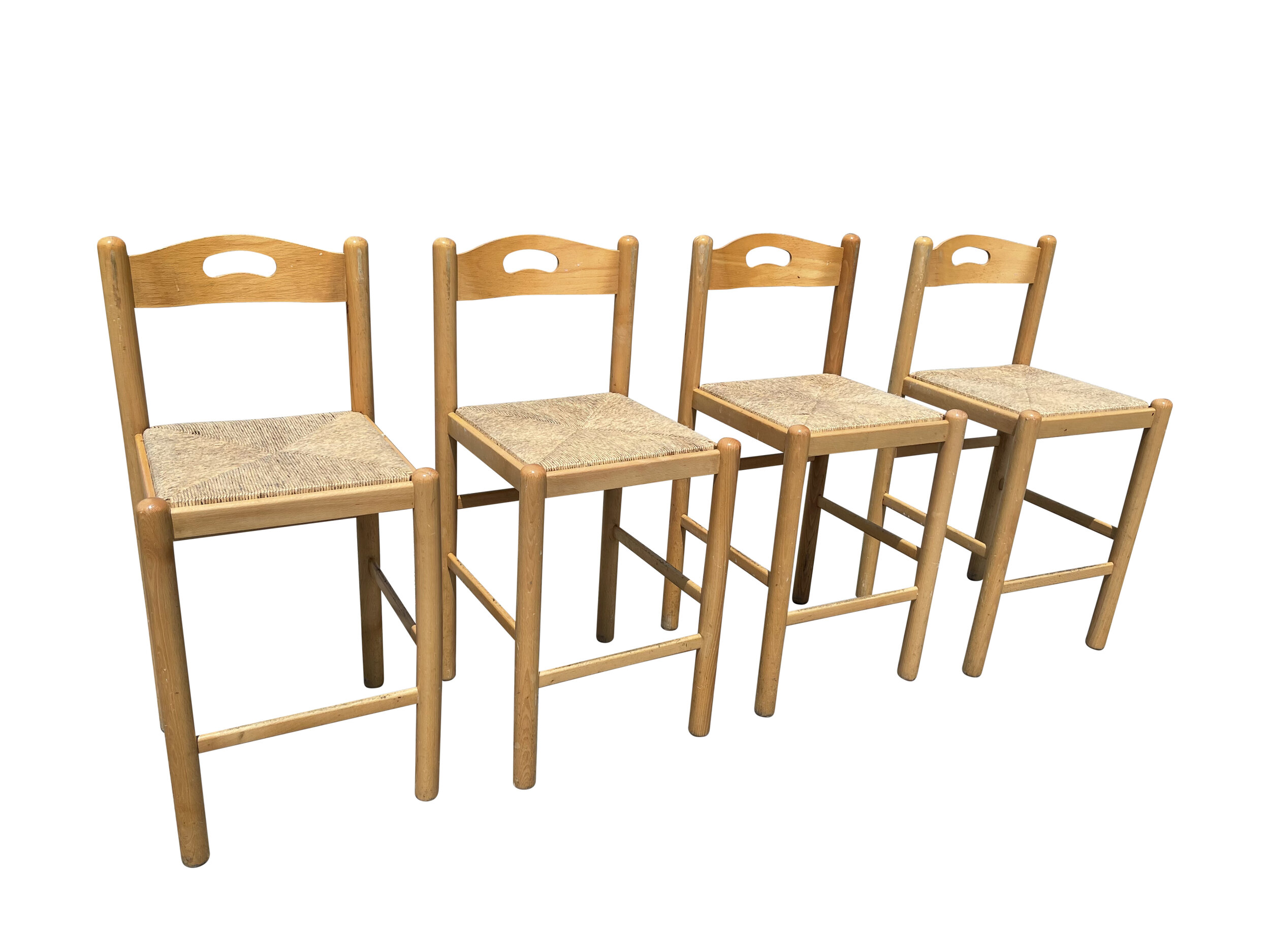 Set of Mid Century Modern Bar Stools 