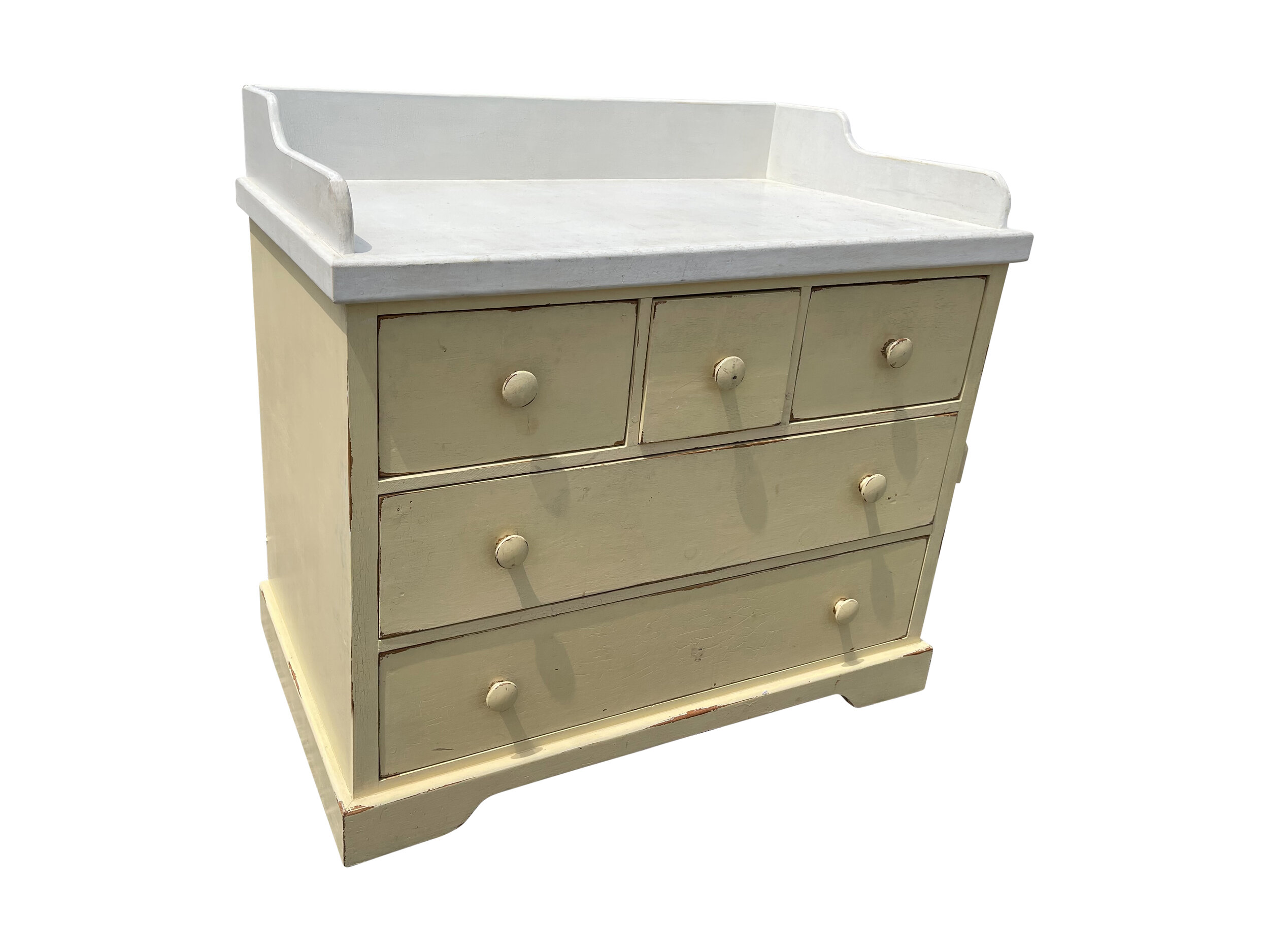 Farmhouse Country Three Drawer Cabinet 