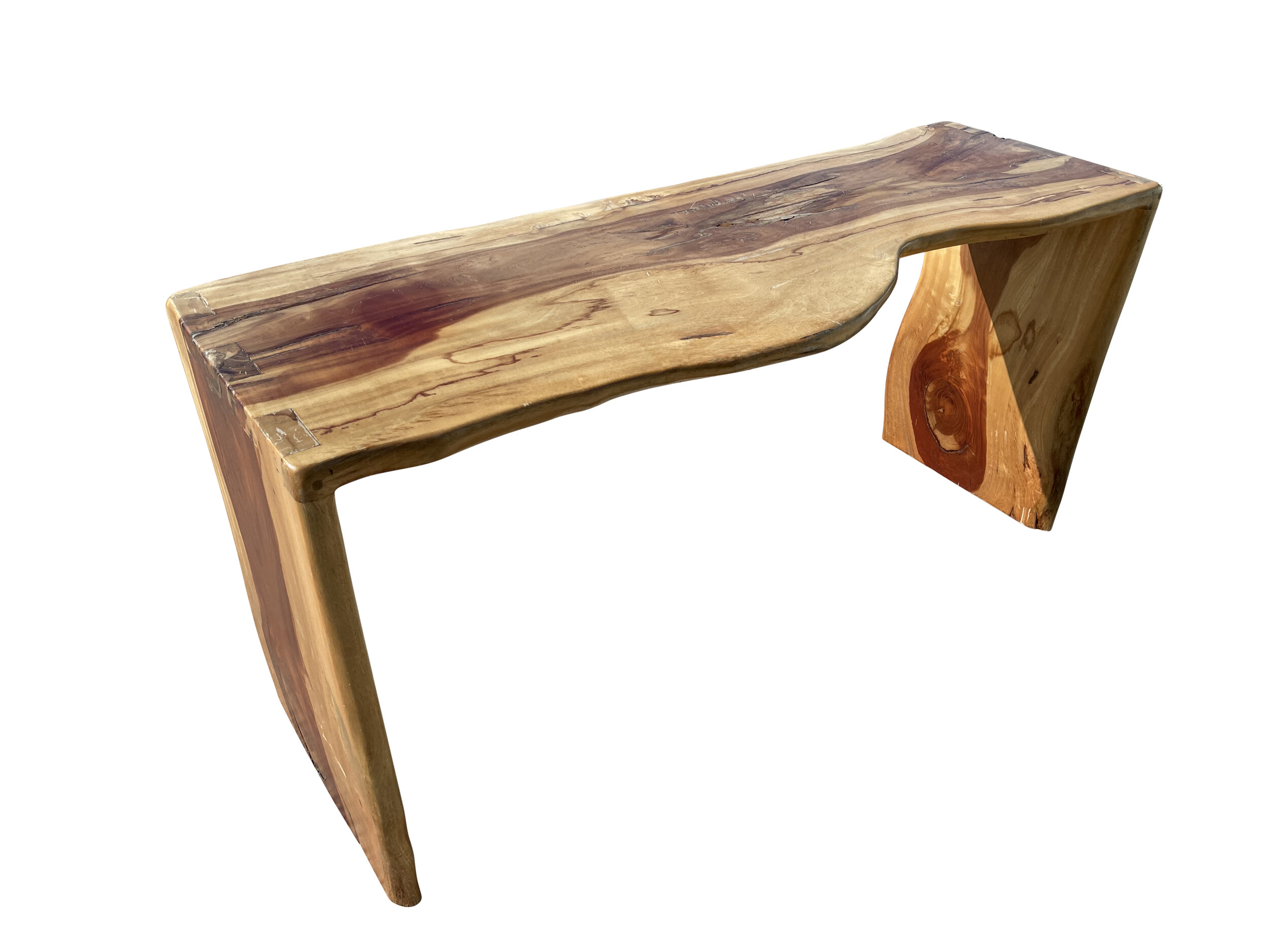 Live Edge Modern Console Table, Desk, Vanity 