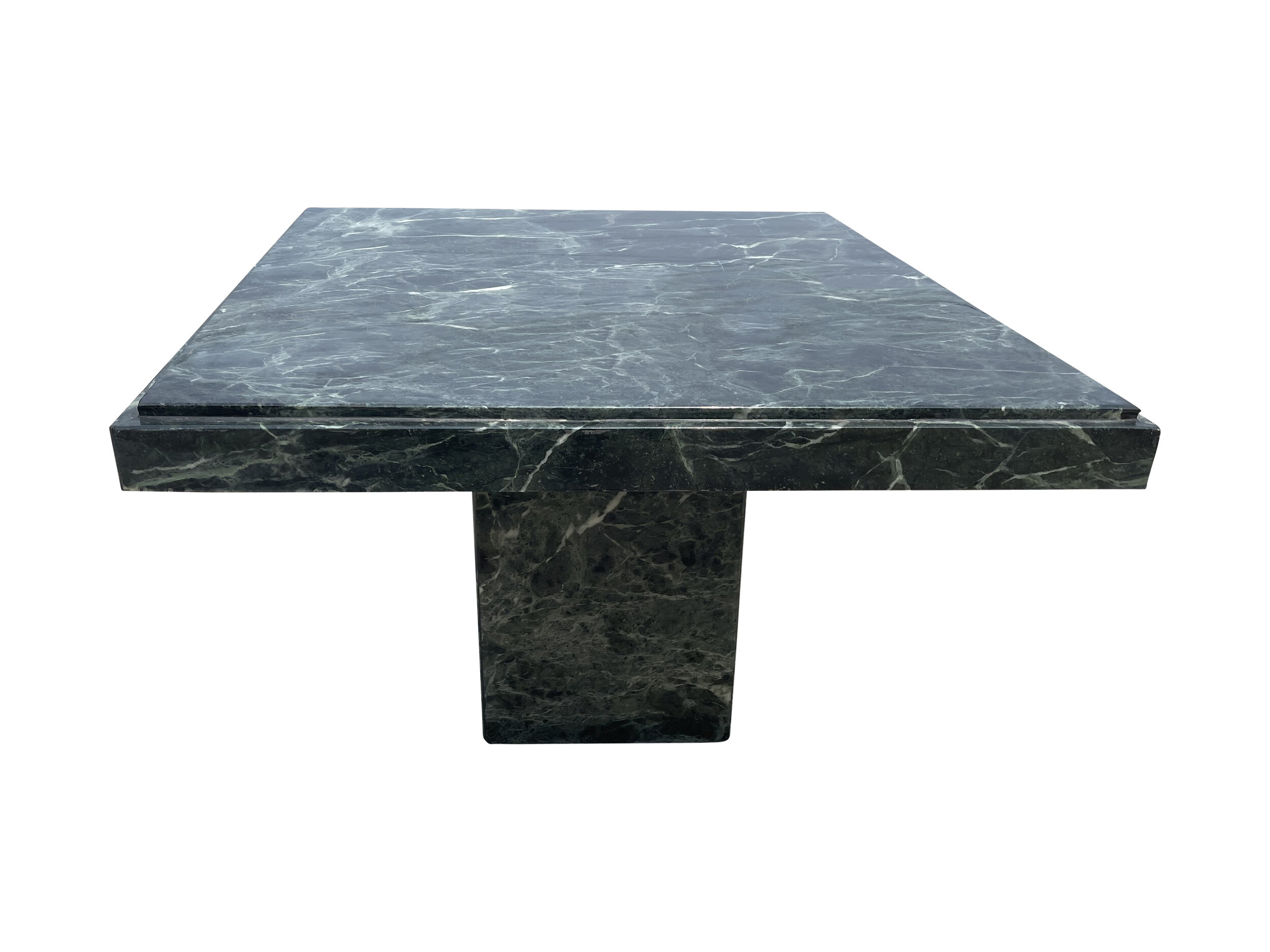 Mid Century Modern Solid Marble Coffee Table 