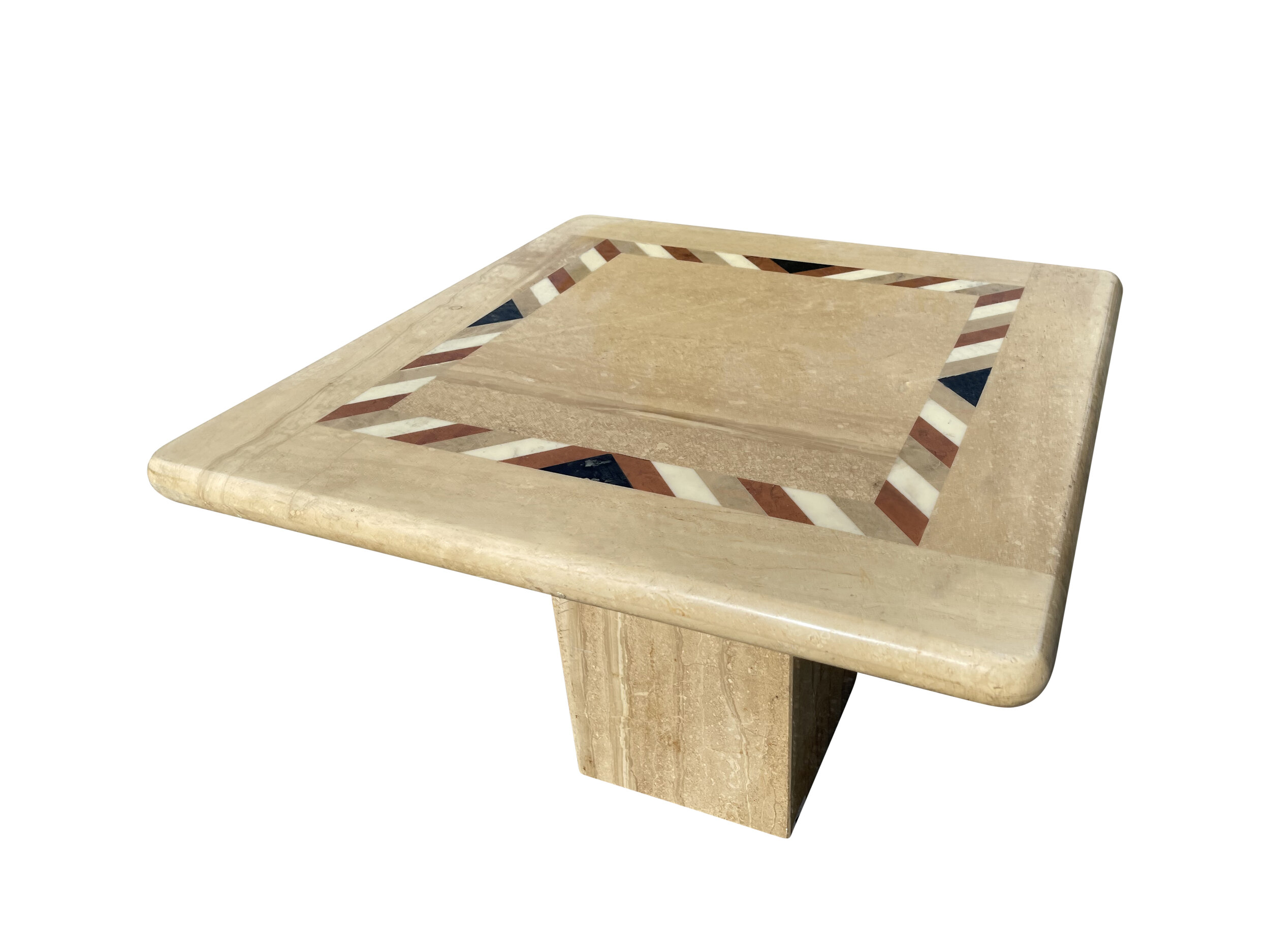 Mid Century Modern Marble Coffee Table 