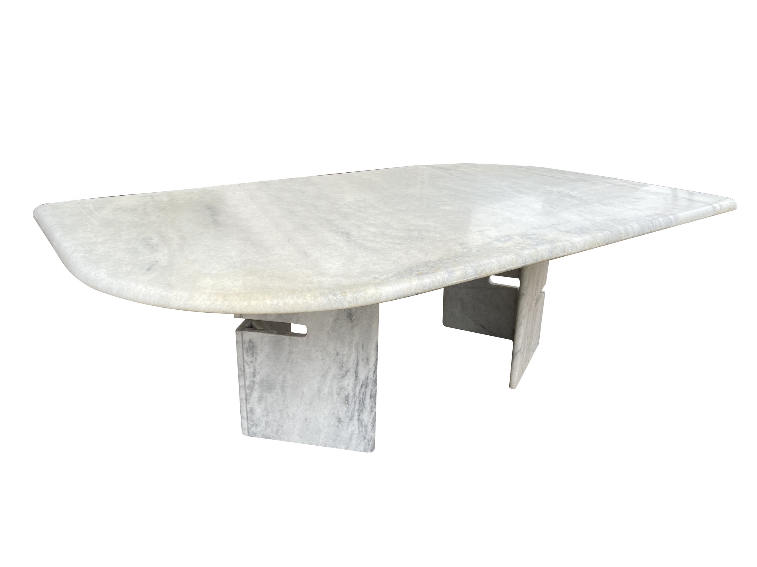Large Mid Century Modern Marble Table