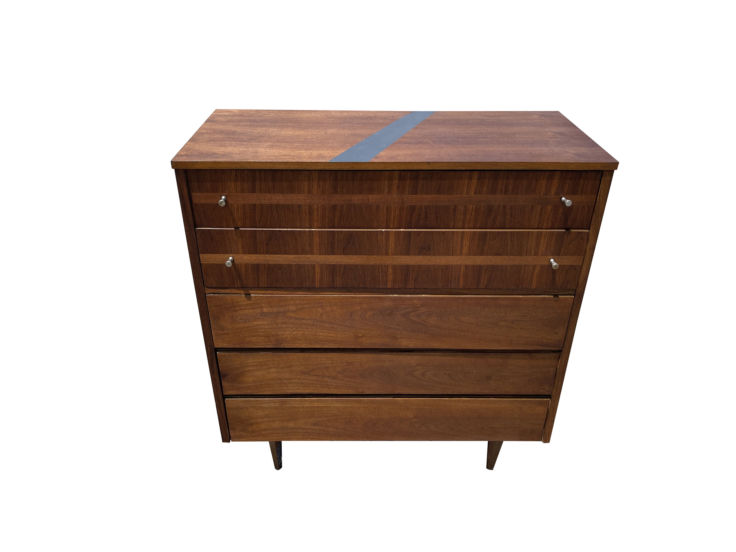 Mid Century Modern Walnut High chest 