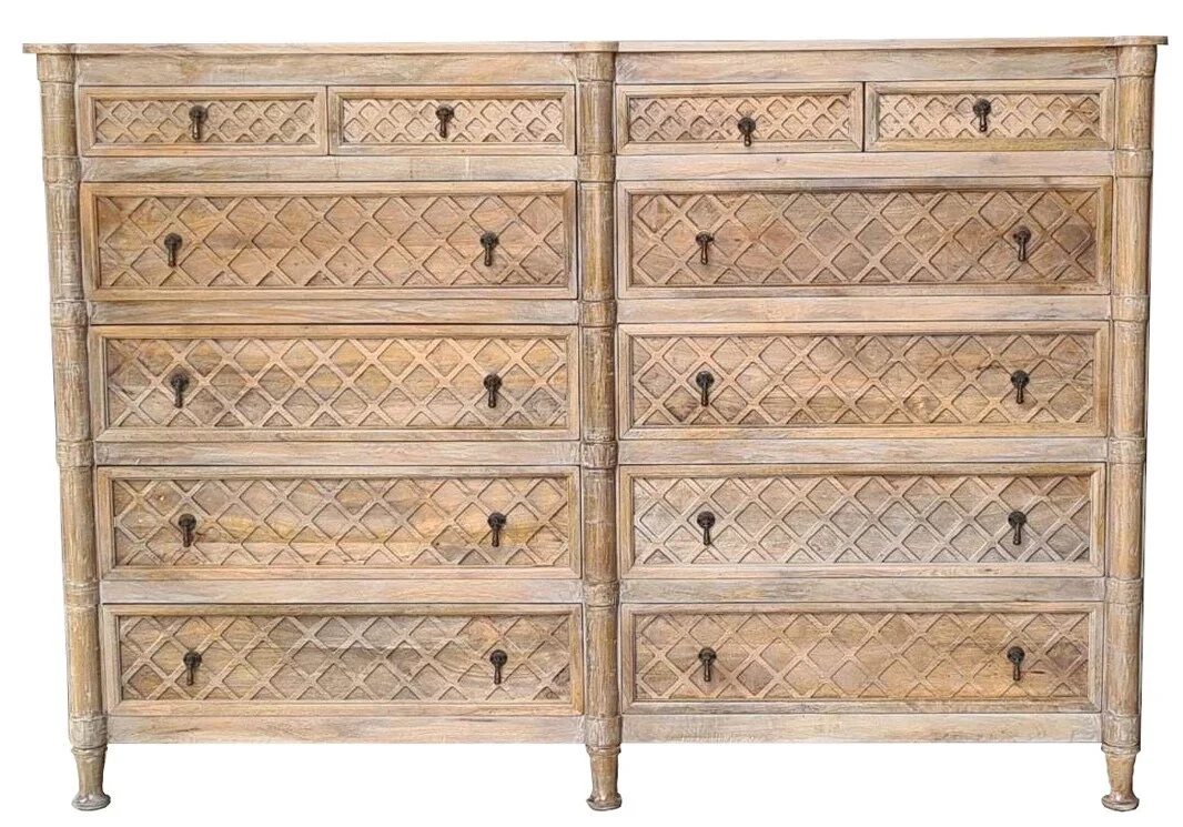 open lace back dress Cambria White Solid Maple 9-Drawer Tall Dresser with Dark Knight Top