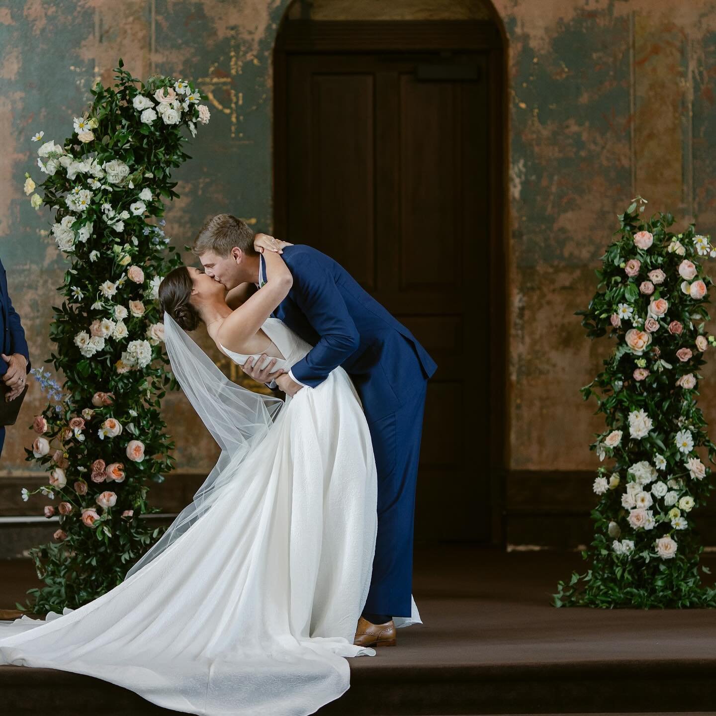 The moment, and the details. 

Anna and Brad&rsquo;s wedding was filled with the sweetest whimsical garden florals. I loved incorporating delicate local blooms like the cosmos and delphinium with English garden roses. 
Photo: @amandadonahophotography