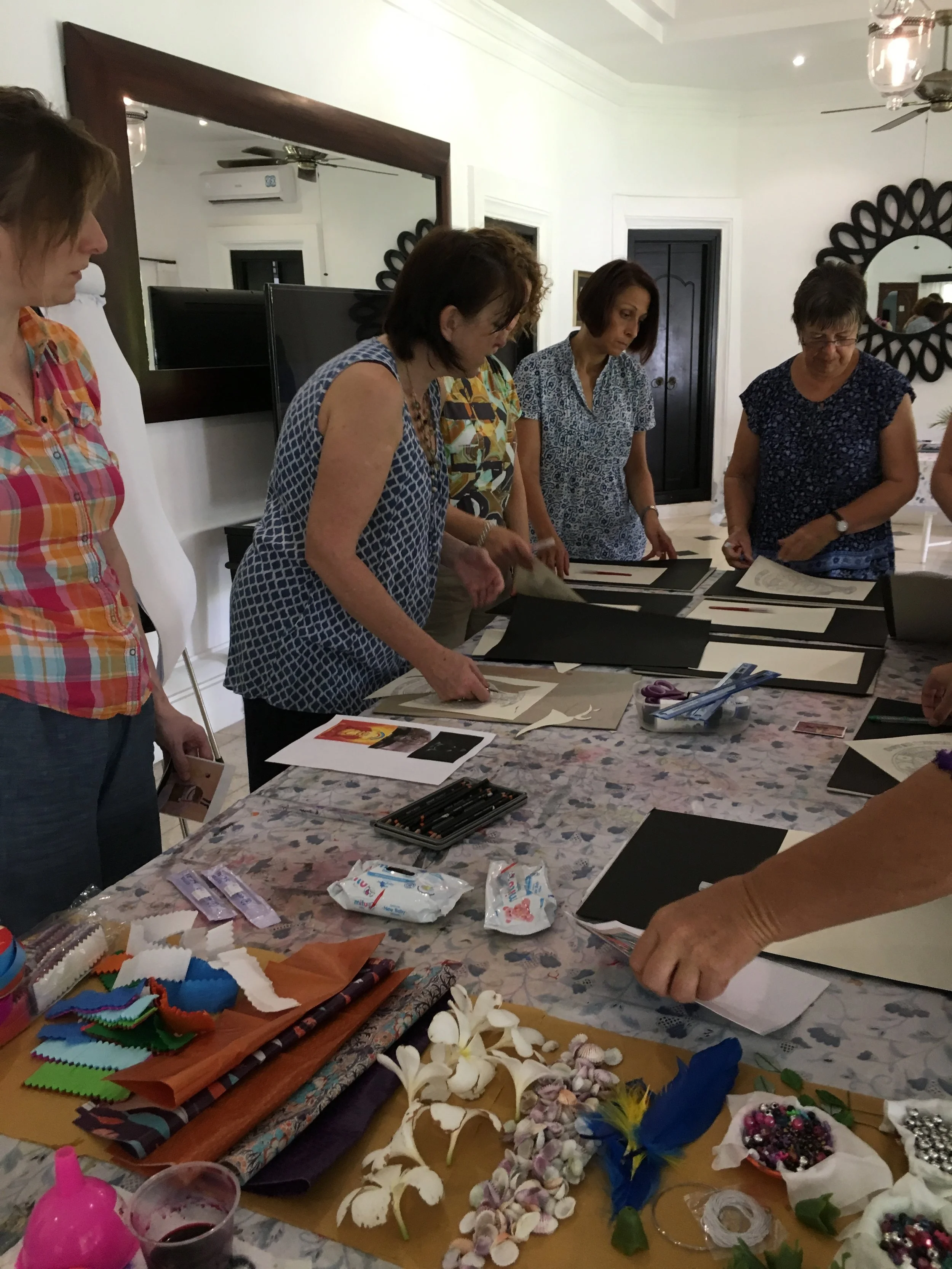 Talking through symbols and creativity - Bali Retreat 2017