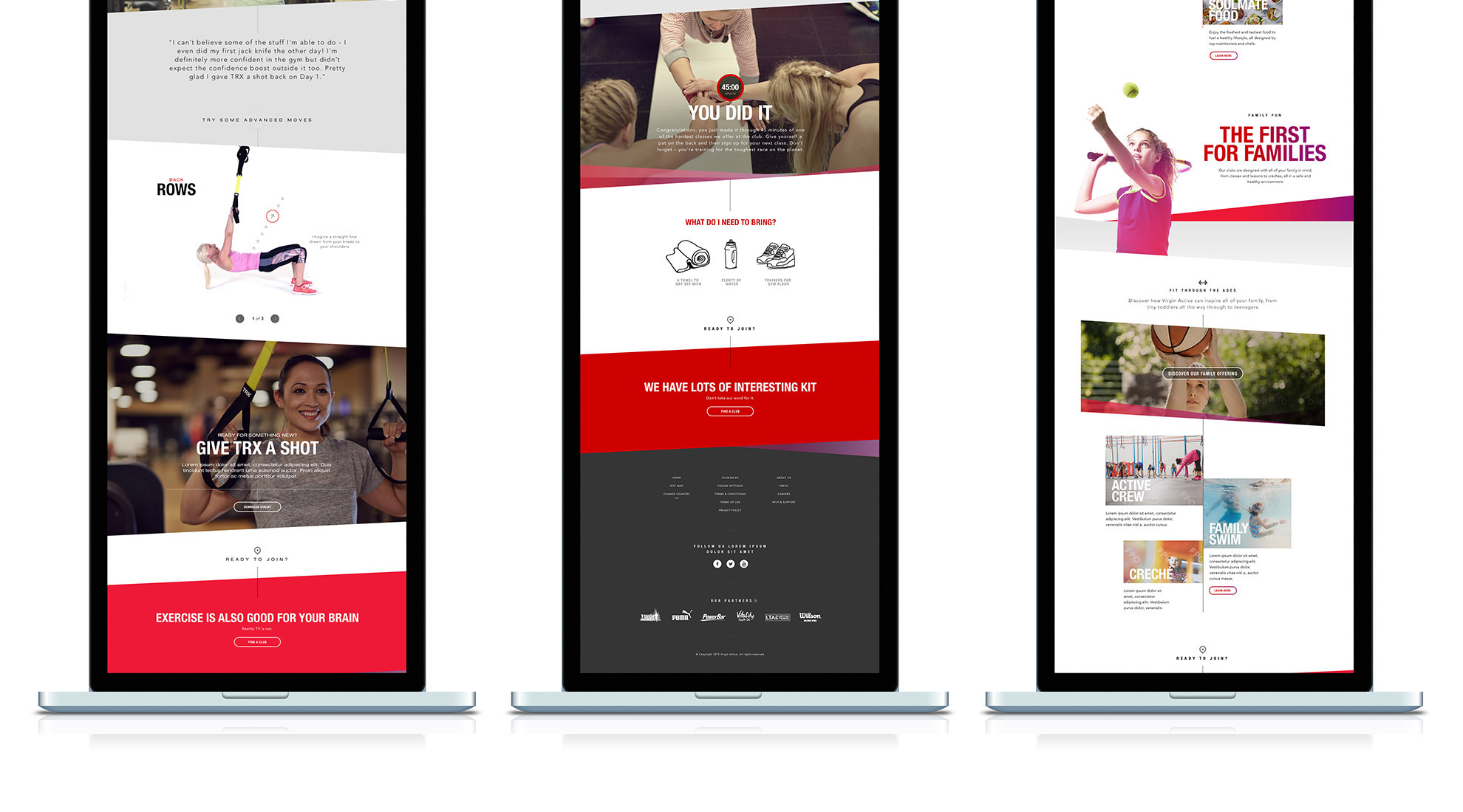 A bold design that breaks from the formula of the modern web