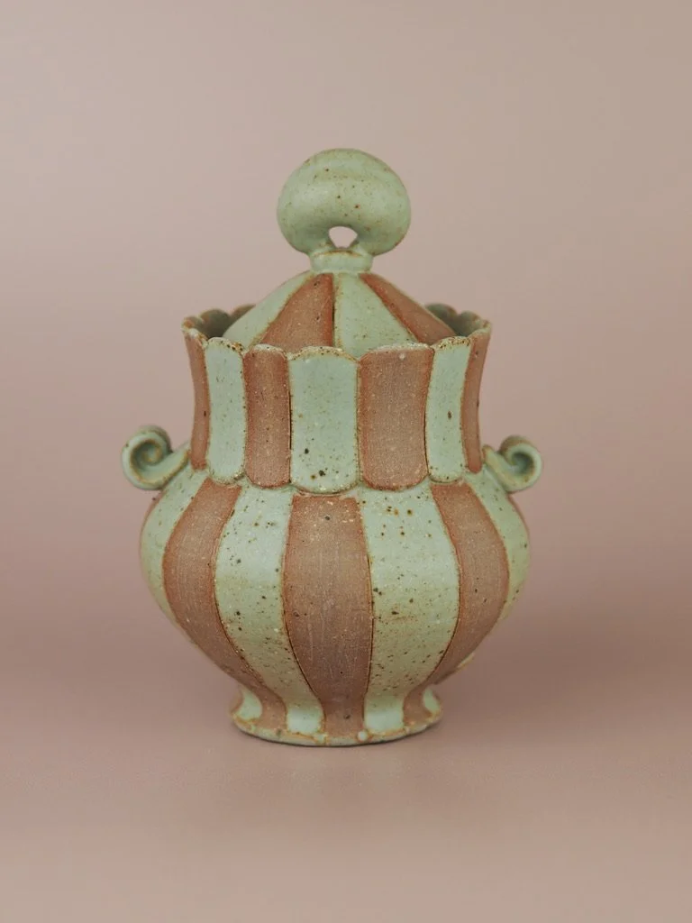 Sugar Pot in Peppermint