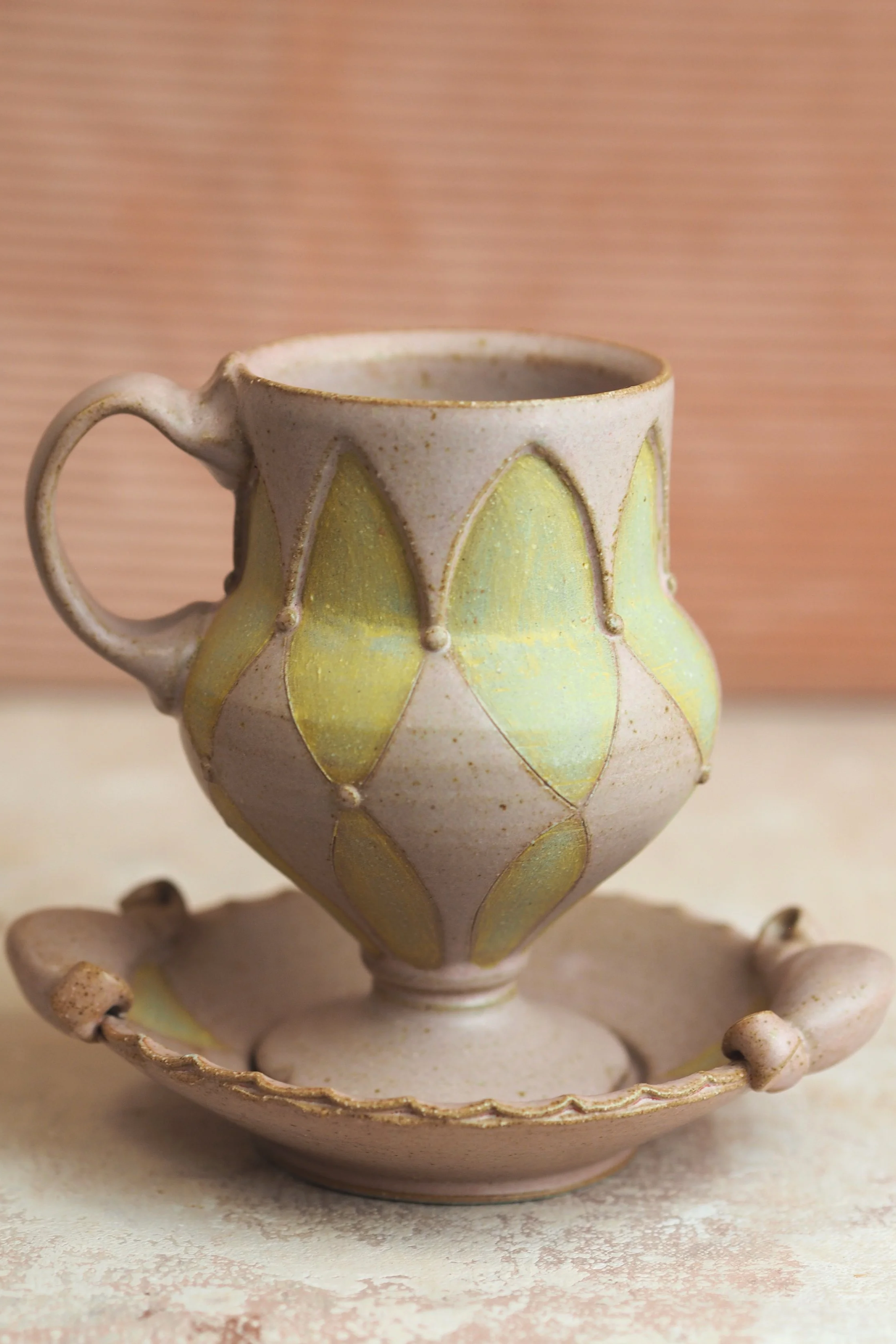 Hot Chocolate Cup and Saucer