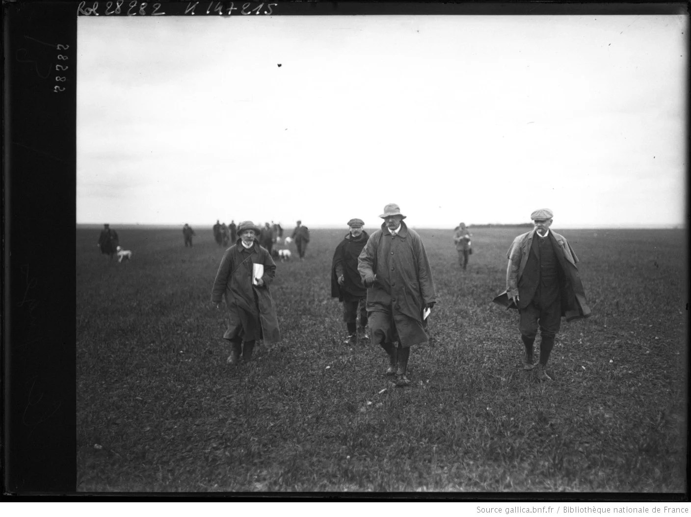 Field trial judges in France, 1913