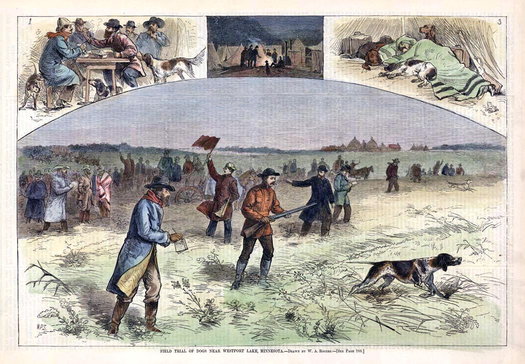 W. Rogers. Field Trial of Dogs near Westport Lake, Minnesota..jpg