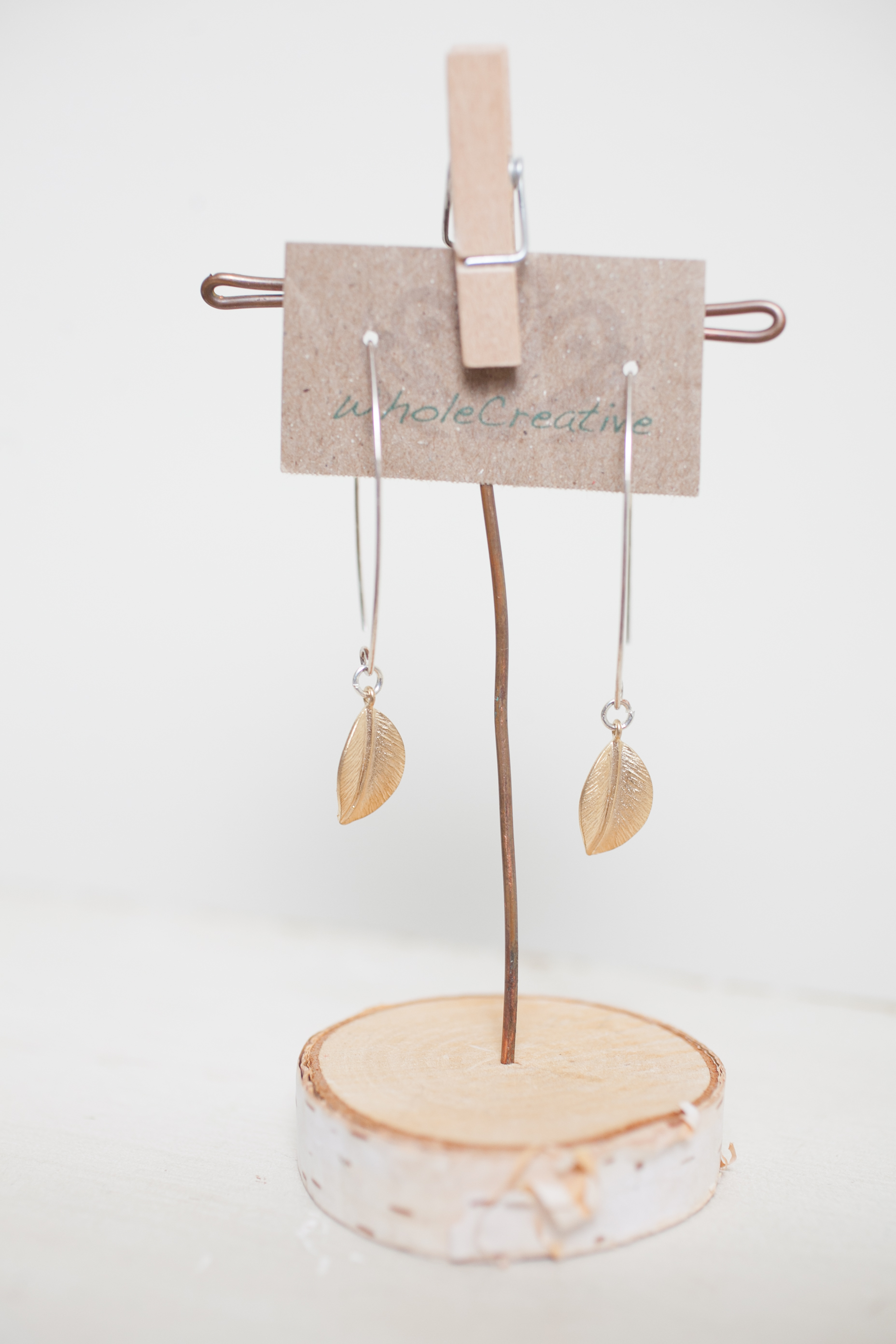 Gold Leaf Earrings