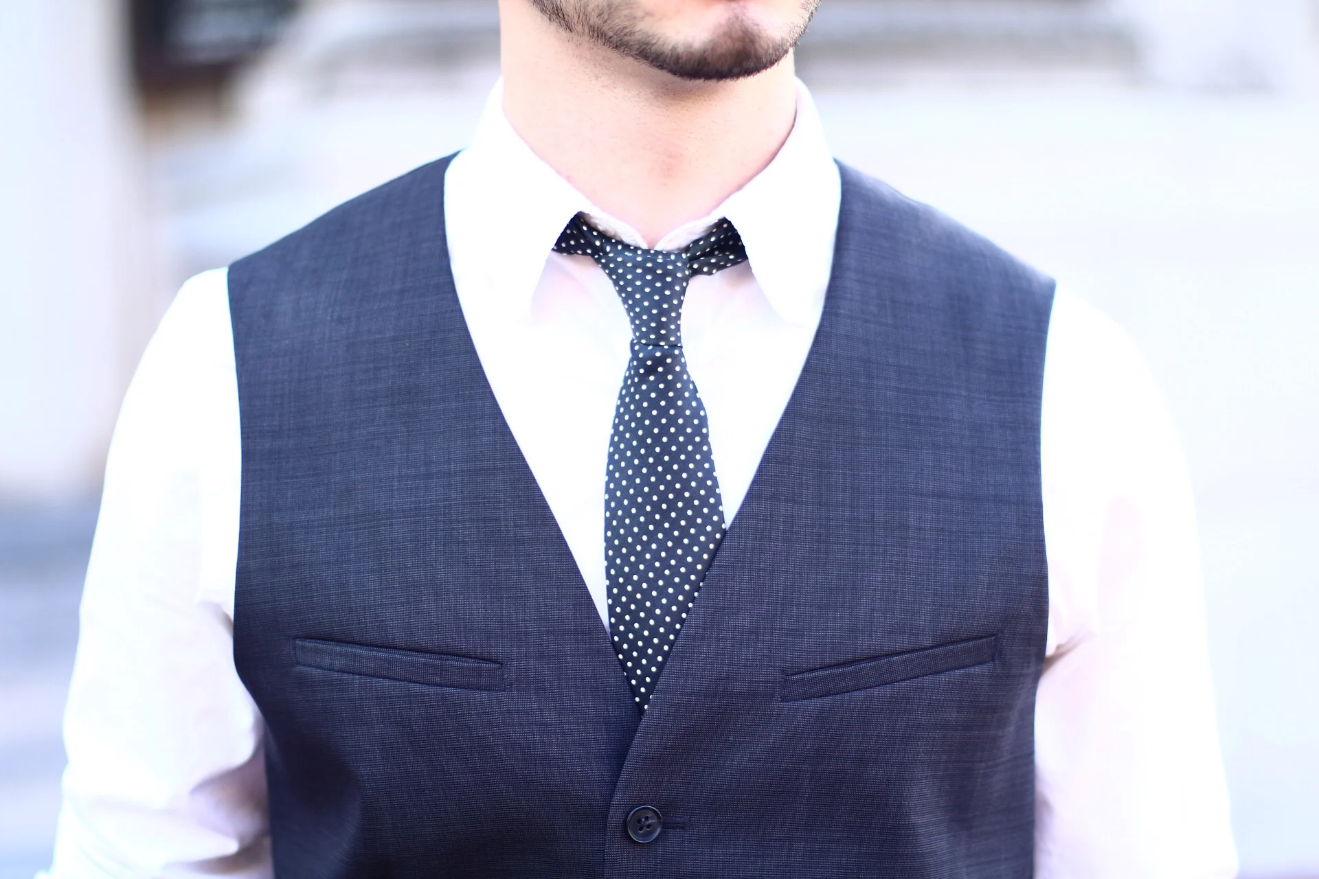Shirt & Shoes: Jcrew Vest: Express Jeans: Diesel Photography: Alberto Madrid