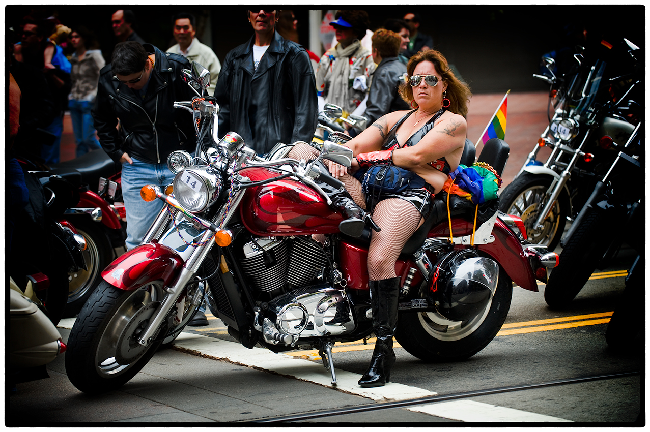 Motorcyclist, San Francisco