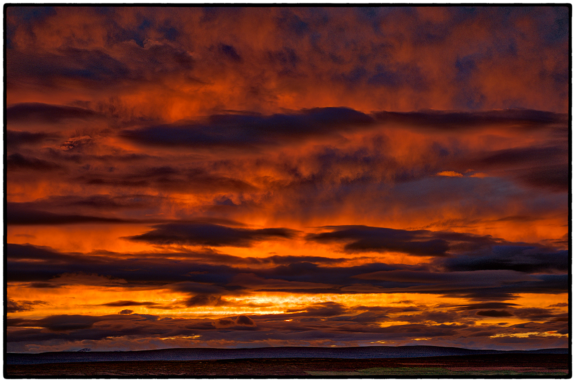 Unretouched, Unenhanced Icelandic Sunset