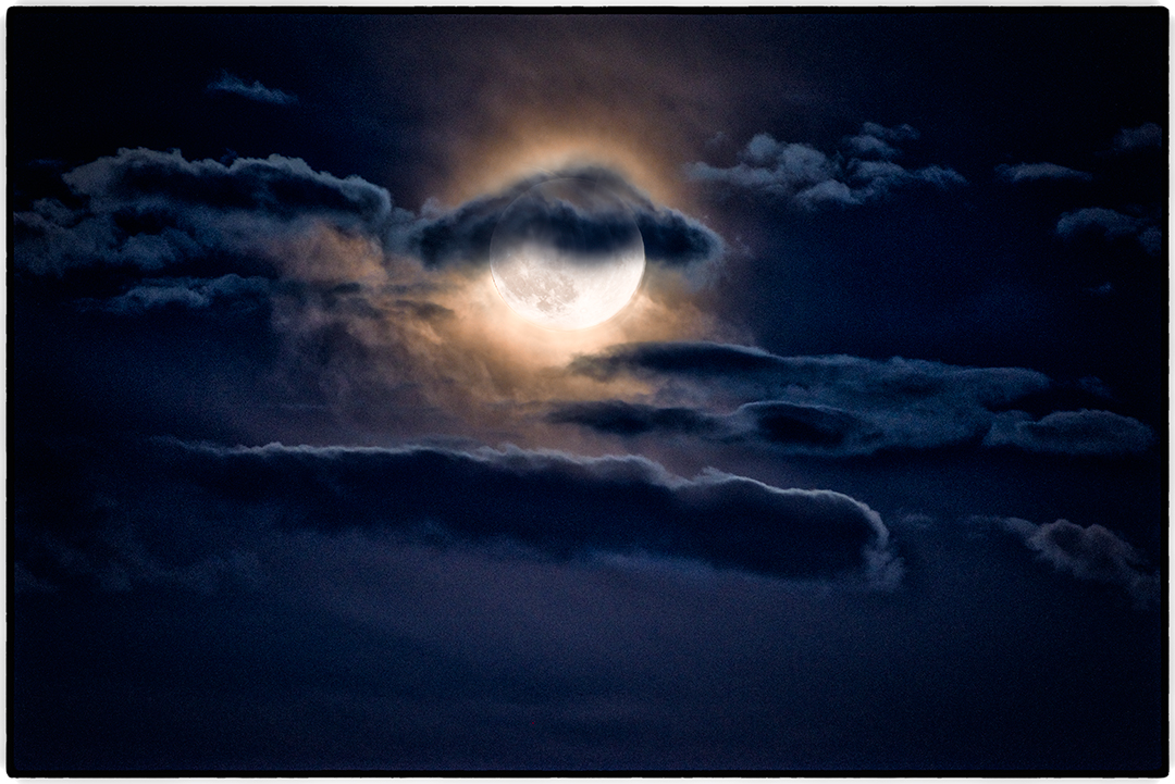 The "Supermoon" Shortly Before Sunrise, Boulder, Utah