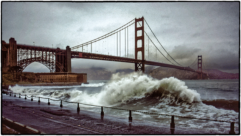 Incoming storm, near Fort Point