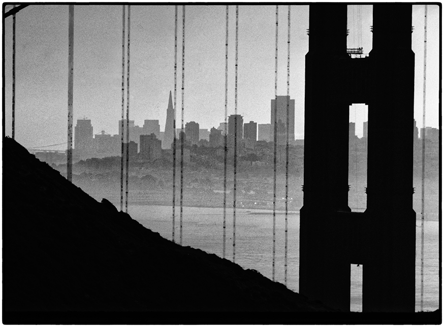 San Francisco through the Golden Gate Bridge