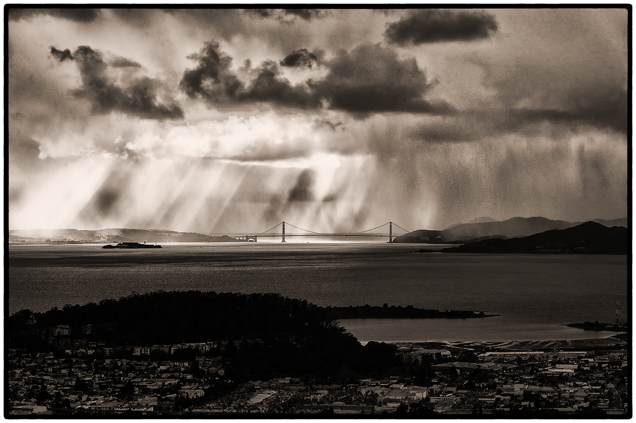 Sepia Toned Storm Clearing