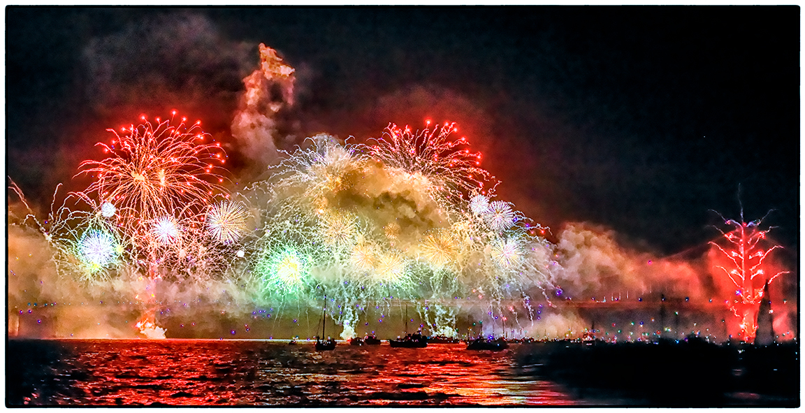 From a Tugboat, 75th Anniversary Fireworks 2012