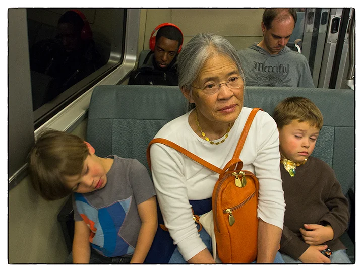 Riding BART is fun for all generations!