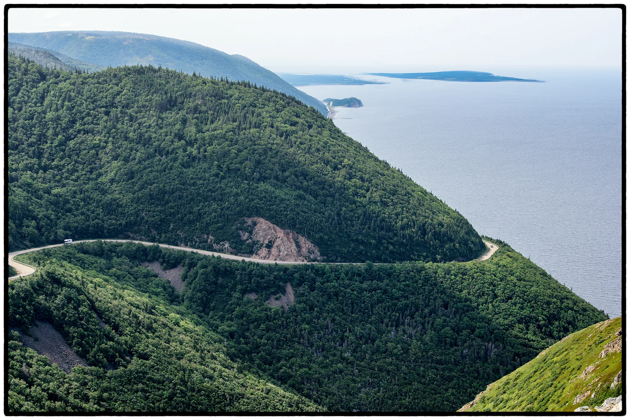 The payoff for a five mile hike on Cape Breton Island